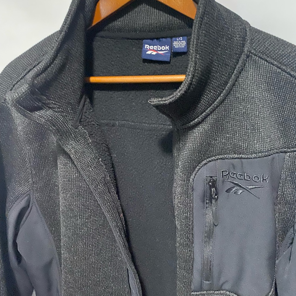 Reebok Men's Charcoal Performance Jacket
